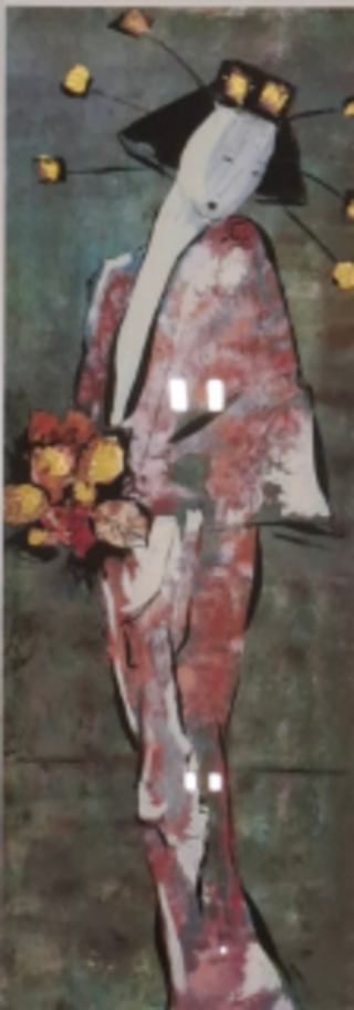 Zeefdruk, Maya Wildevuur, Geisha, 1997